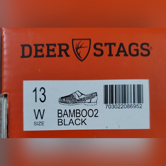 Mens Deer Stag Black Huaraches - Picture 2 of 5